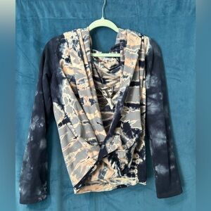 Young Fabulous and Broke Tye Dye Wrap Sweatshirt